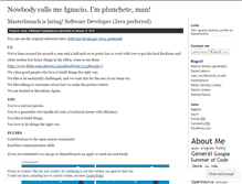 Tablet Screenshot of plunchete.wordpress.com