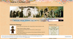 Desktop Screenshot of iamcarmelite.wordpress.com