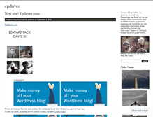 Tablet Screenshot of epdavee.wordpress.com