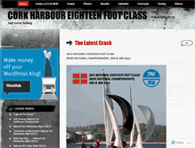 Tablet Screenshot of corkharboureighteenfootclass.wordpress.com