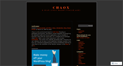 Desktop Screenshot of chaox.wordpress.com