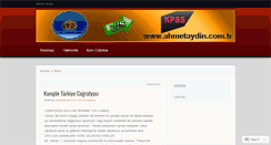Desktop Screenshot of ahmetaydin.wordpress.com