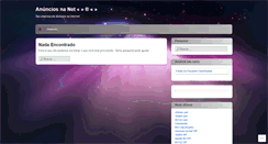Desktop Screenshot of anunciosnanet.wordpress.com