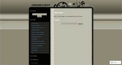 Desktop Screenshot of carlama20.wordpress.com