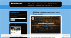 Desktop Screenshot of kidzu.wordpress.com