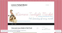 Desktop Screenshot of lismoretwilightmarket.wordpress.com