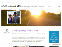 Tablet Screenshot of motivationalmiles.wordpress.com