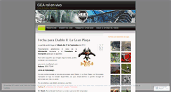 Desktop Screenshot of gearolenvivo.wordpress.com
