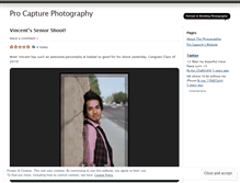 Tablet Screenshot of procapturephoto.wordpress.com