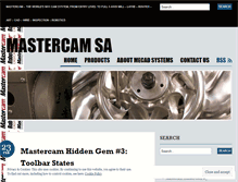 Tablet Screenshot of mastercamsa.wordpress.com