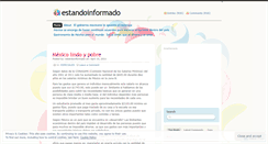 Desktop Screenshot of estandoinformado.wordpress.com