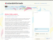 Tablet Screenshot of estandoinformado.wordpress.com