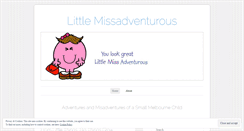 Desktop Screenshot of littlemissadventurous.wordpress.com