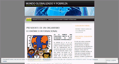 Desktop Screenshot of globalizacion113.wordpress.com