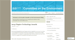 Desktop Screenshot of aiaseattlecote.wordpress.com