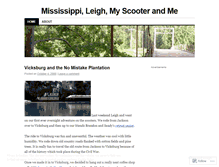 Tablet Screenshot of mississippiscooter.wordpress.com