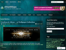Tablet Screenshot of abhashthapa.wordpress.com