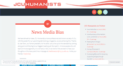 Desktop Screenshot of jcuhumanists.wordpress.com