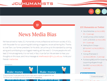 Tablet Screenshot of jcuhumanists.wordpress.com