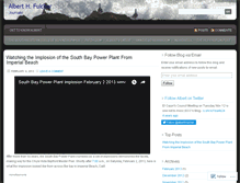 Tablet Screenshot of albertfulcher.wordpress.com
