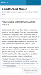 Mobile Screenshot of landlockedmusic.wordpress.com