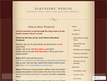 Tablet Screenshot of nlrunners.wordpress.com