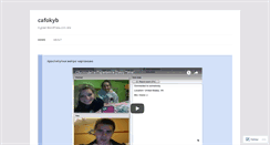 Desktop Screenshot of cafokyb.wordpress.com