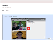 Tablet Screenshot of cafokyb.wordpress.com