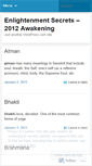 Mobile Screenshot of enlightenmentsecrets.wordpress.com
