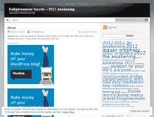 Tablet Screenshot of enlightenmentsecrets.wordpress.com