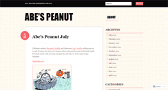 Desktop Screenshot of abespeanut.wordpress.com