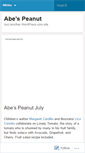 Mobile Screenshot of abespeanut.wordpress.com