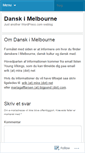 Mobile Screenshot of danskmelbourne.wordpress.com