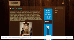 Desktop Screenshot of natatattt.wordpress.com