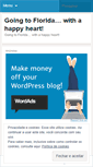 Mobile Screenshot of goingtoflorida.wordpress.com