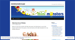 Desktop Screenshot of minimonstersuae.wordpress.com