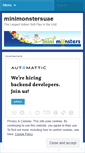 Mobile Screenshot of minimonstersuae.wordpress.com