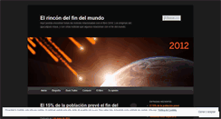 Desktop Screenshot of elrincondelfindelmundo.wordpress.com