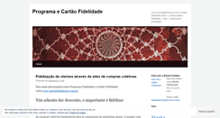 Desktop Screenshot of programafidelidade.wordpress.com