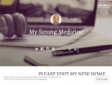 Tablet Screenshot of mystrongmedicine.wordpress.com