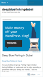 Mobile Screenshot of deepbluefishingdubai.wordpress.com
