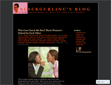 Tablet Screenshot of blackgurlinc69.wordpress.com