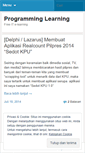 Mobile Screenshot of programminglearning.wordpress.com