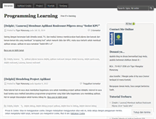 Tablet Screenshot of programminglearning.wordpress.com