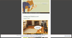 Desktop Screenshot of mammothandmastodon.wordpress.com