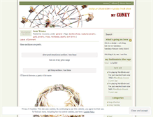 Tablet Screenshot of myconey.wordpress.com