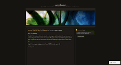 Desktop Screenshot of carwallpaper.wordpress.com
