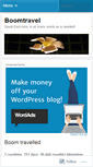 Mobile Screenshot of boomtravel.wordpress.com