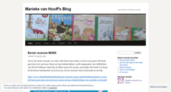 Desktop Screenshot of mariekevanhooff.wordpress.com