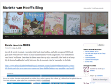 Tablet Screenshot of mariekevanhooff.wordpress.com